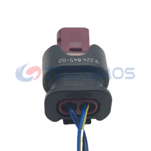 BMW 2-Pin Female Connector Auto Parts Black ABS Housing with Copper Contact CT2-0056M-5 - image 2
